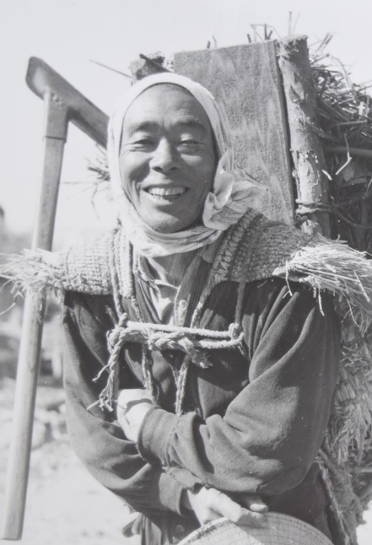 南会津町（旧舘岩村）川衣　山村の男（昭和29年５月17日）